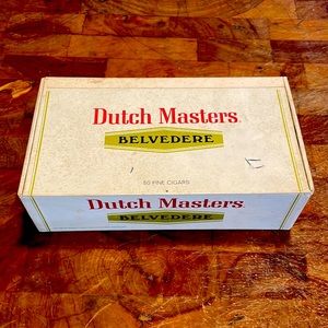 Dutch Masters Belvedere 50 fine cigar vintage box